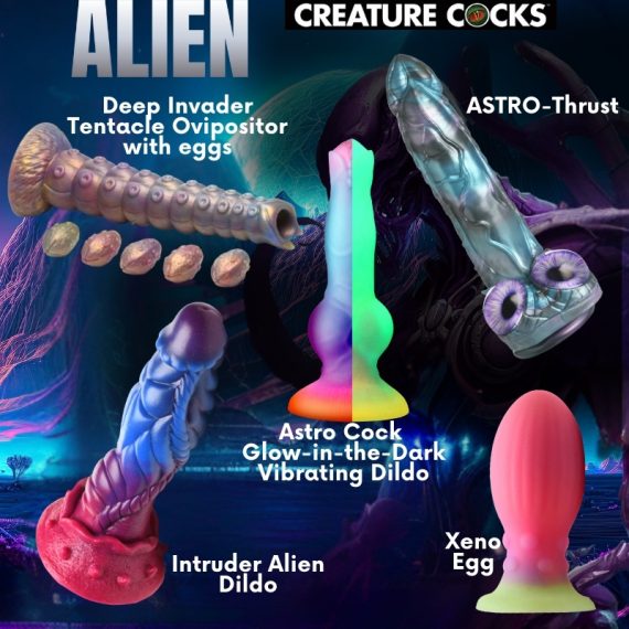 ALIEN creature cocks flyer