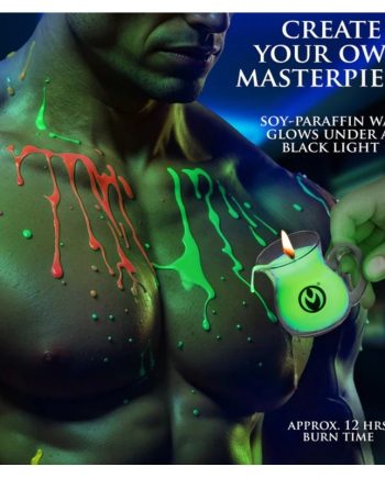Glow Pour Blacklight Reactive Drip Candles - Set of 3