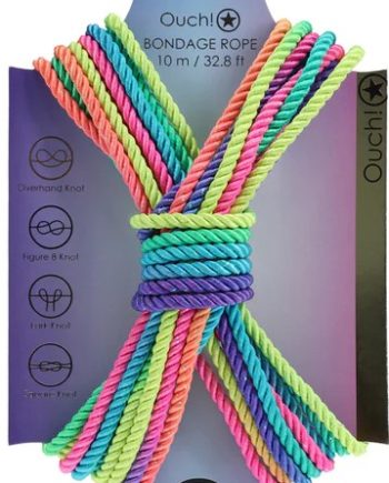 Ouch! Bondage Rope Multicolor